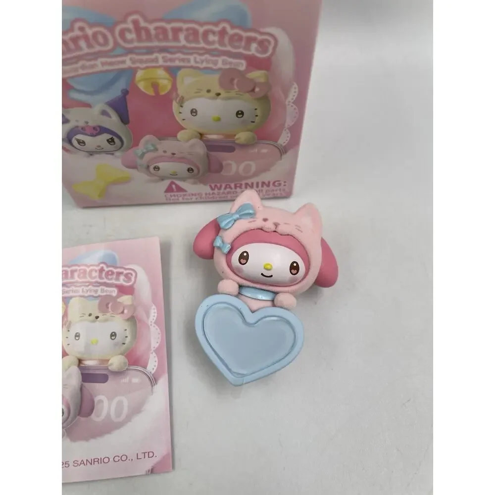 Sanrio Guardian Meow Squad Lying Bean Figure Authentic Blind Box My Melody